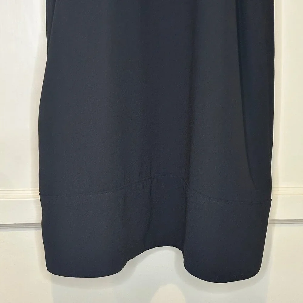 Tildon Black Sleeveless Racerback Shift Dress  - Size Small